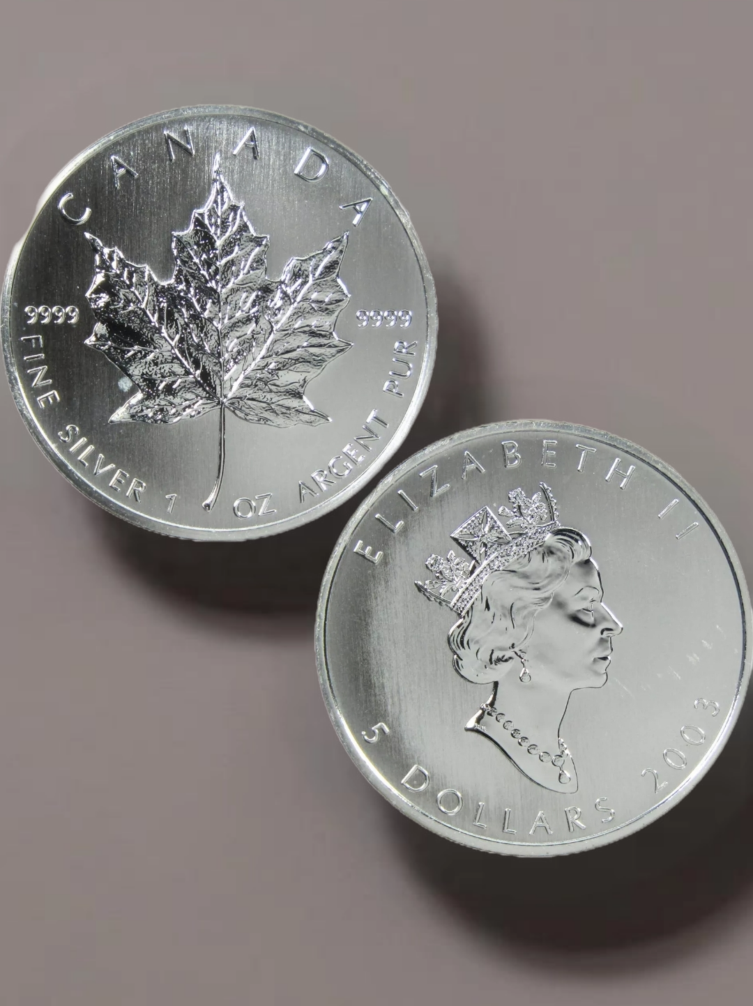 Canadian Maple Leaf 1 oz .999 Silver Bullion