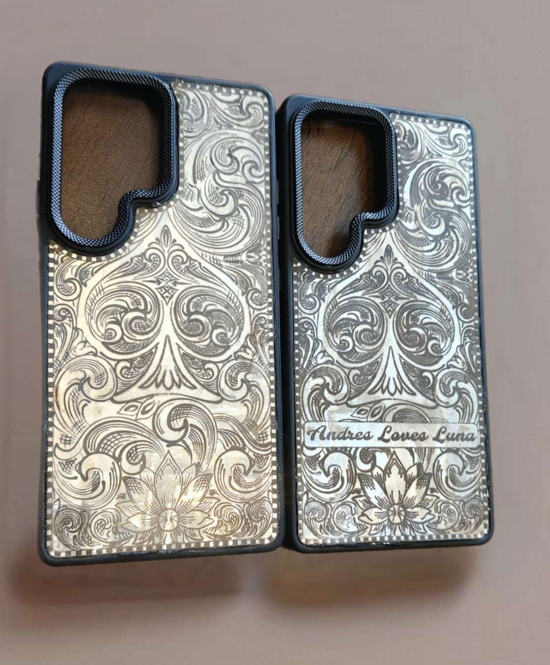 Each With Personal Customization 925 Oxidized Finish Silver Mobile Cover - Image 2