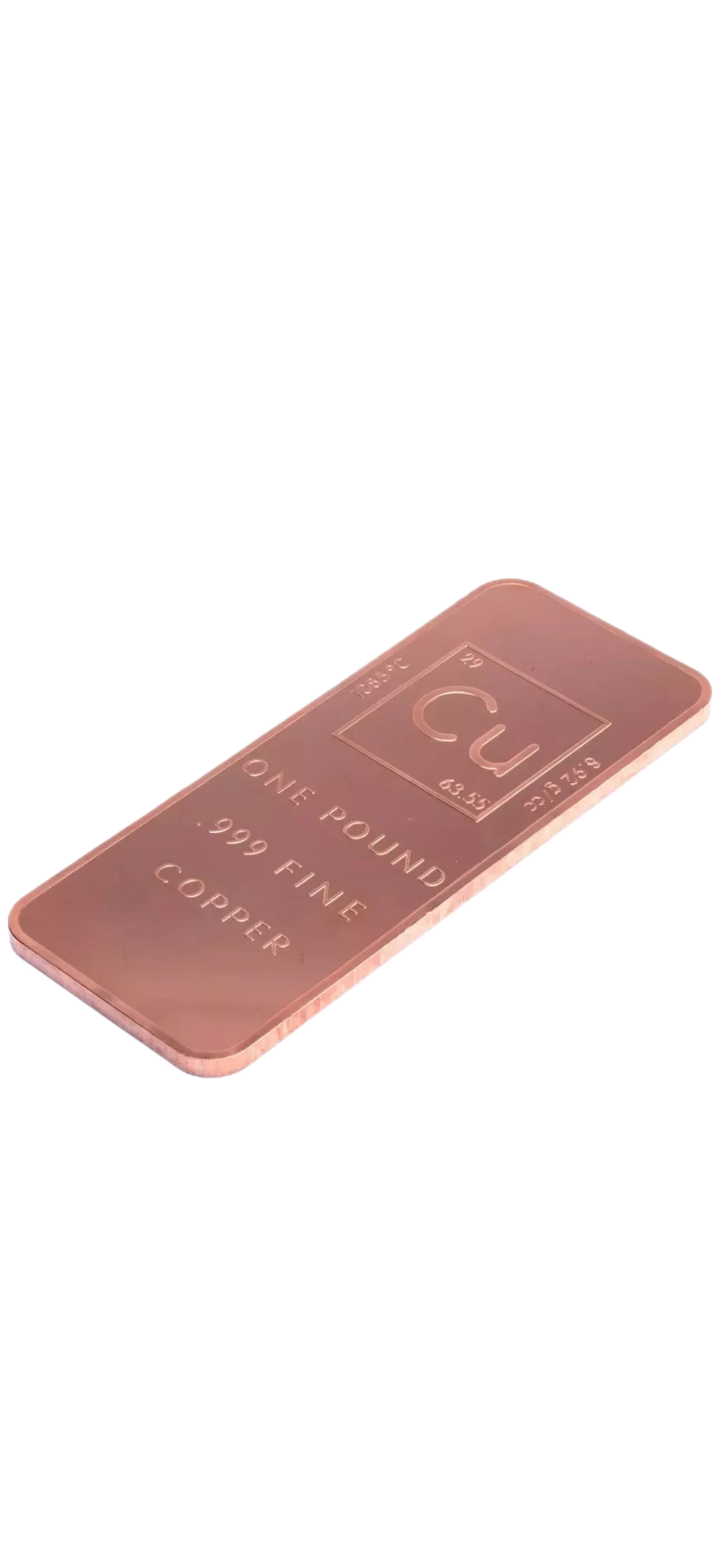 1 (One) Pound .999 Copper Bullion Bar By Unique Metals - Image 3
