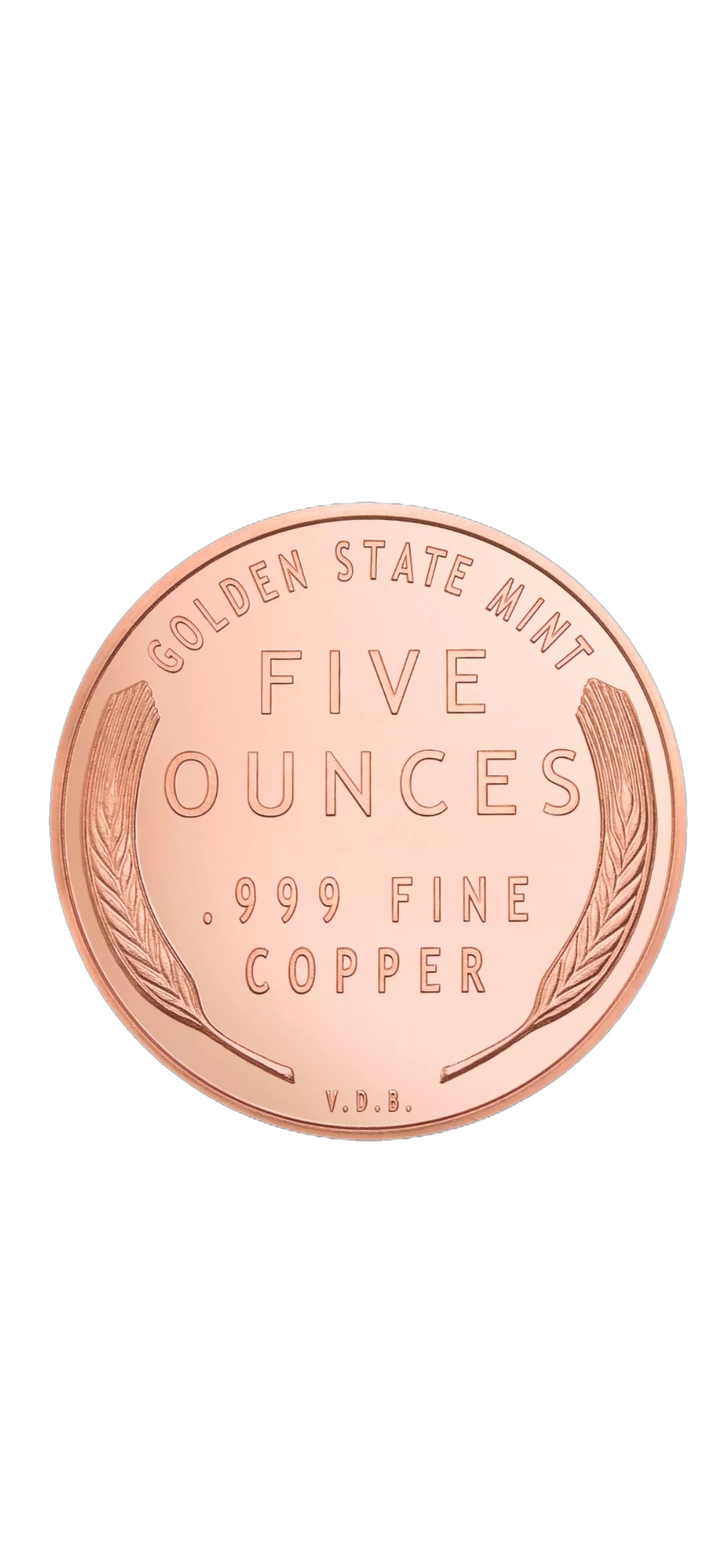 5 oz Lincoln Wheat Cent Copper Round .999 Fine Copper Bullion 5 AVDP Ounce - Image 3