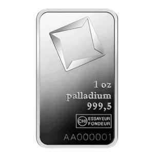 1 oz Palladium Bar (Varied Condition, Any Mint) Random Brand